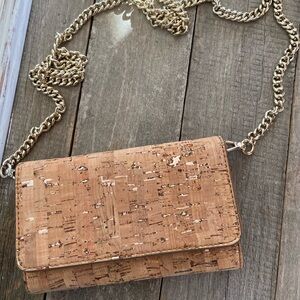 NWOT Banana Republic cork crossbody bag, clutch